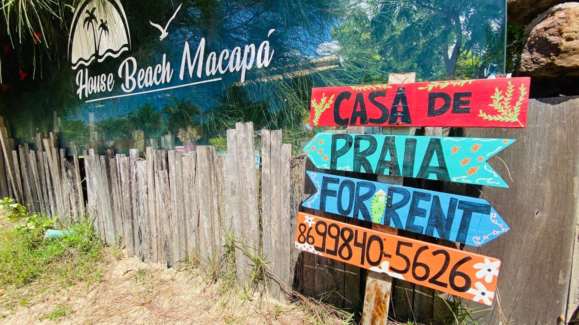 House Beach Macapa - Praia De Macapa Kültér fotó